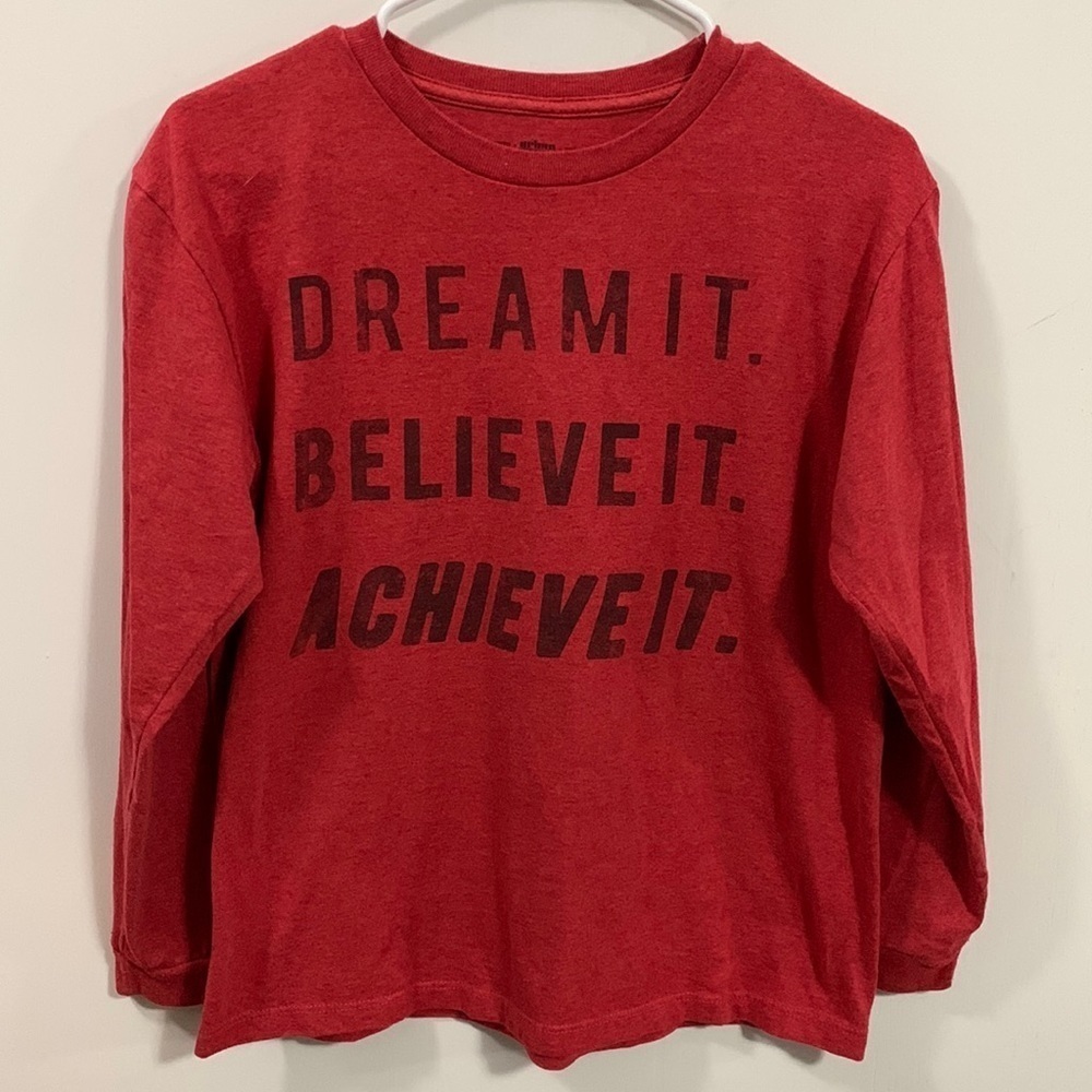 Urban Pipeline Tee - dream it, believe it, achieve it. Good cond some fading